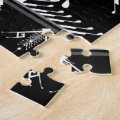 Etnisch geometrische Indiase grens, abstract. Legpuzzel (Zijkant)