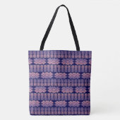 Etnisch Geometrische Stripes Afrikaans Patroon Tote Bag (Voorkant)