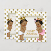 Etnisch geslacht onthult Baby shower Kaart (Voorkant / Achterkant)