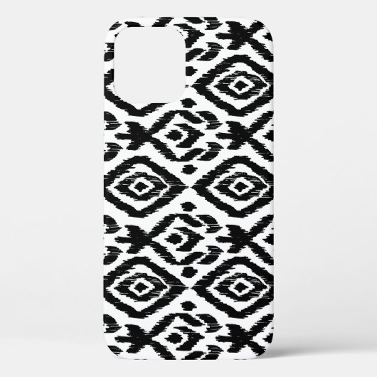 Etnisch handgetekend, inpakkend drukpatroon. Case-Mate iPhone case (Achterkant)