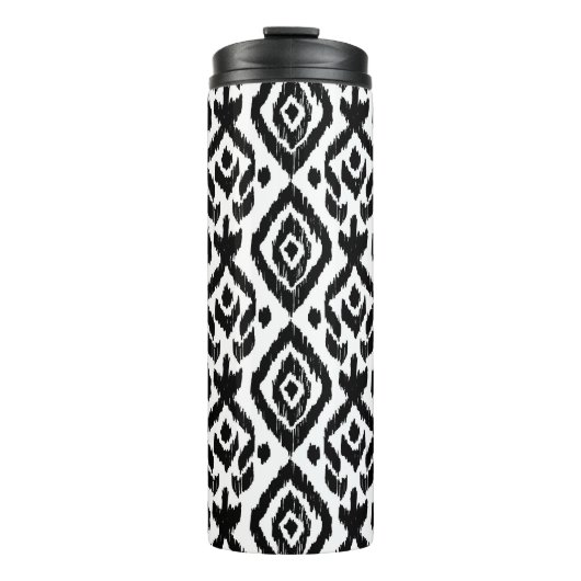 Etnisch handgetekend, inpakkend drukpatroon. thermosbeker (Voorkant)