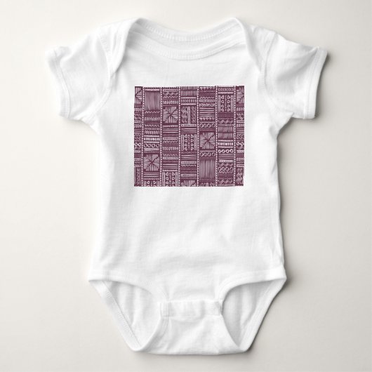 Etnisch handgetekend patroon: stijl romper (Voorkant)