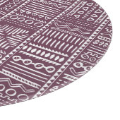 Etnisch handgetekend patroon:  stijl snijplank (Hoek)