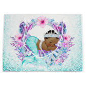 Etnisch meermin Baby shower Groot Cadeauzakje (Voorkant)