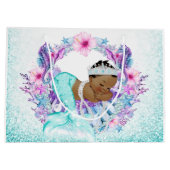 Etnisch meermin Baby shower Groot Cadeauzakje (Achterkant)