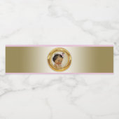 Etnisch Meisje Baby shower Waterflesetiketten Waterfles Etiket (Enkel label)