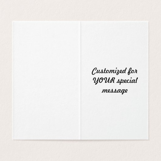 Etnisch Meisje met Vlechten (sinaasappel 2) Verjaa Kaart (Binnenkant ongevouwen)