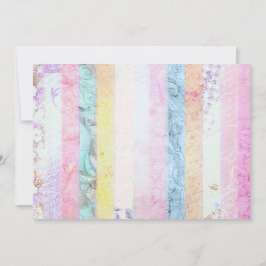 Etnisch meisje Rainbow Baby shower Kaart (Achterkant)