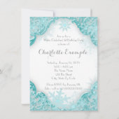 Etnisch Meisje Winter Onederland 1e Verjaardagsfee Kaart (Achterkant)