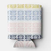  etnisch: naadloos artistiek ontwerp blikjeskoeler (Achterkant)