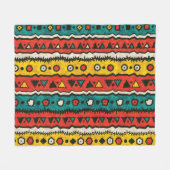 etnisch: naadloos traditioneel ontwerp. fleece deken (Voorkant (Horizontaal))