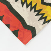 etnisch: naadloos traditioneel ontwerp. fleece deken (Hoek)