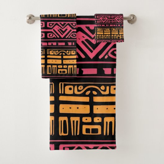 Etnisch ontwerp badhanddoeken set bad handdoek (Insitu)