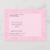 Etnisch Ontwerp Bruiloft Save the Date Briefkaart  (Achterkant)