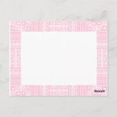 Etnisch Ontwerp Huwelijk Dank u Briefkaart 1 (Achterkant)