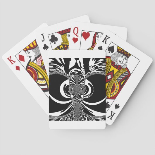 Etnisch ontwerp pokerkaarten (Achterkant)