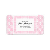 Etnisch ontwerp Retouradreslabels 1 Etiket (Voorkant)