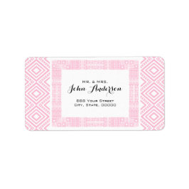 Etnisch ontwerp Retouradreslabels 1 Etiket