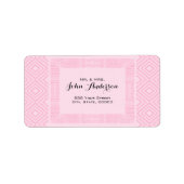 Etnisch ontwerp Retouradreslabels 2 Etiket (Voorkant)