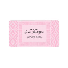 Etnisch ontwerp Retouradreslabels 2 Etiket