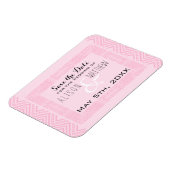 Etnisch Ontwerp Roze Weddenschap sparen de Magnet  Magneet (Linkerzijde)