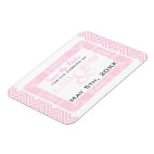 Etnisch Ontwerp Weddenschap Sparen de Datum Magnet Magneet (Linkerzijde)