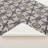 Etnisch Oosters Ornament Borduurpatroon Sherpa Deken (3/4)