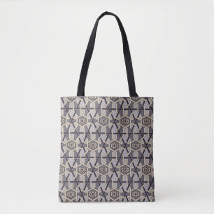 Etnisch Oosters Ornament Borduurpatroon Tote Bag