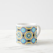 Etnisch ornament espresso kop (Voorkant rechts)