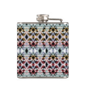 Etnisch ornament. Ikat. Heupfles (Achterkant)
