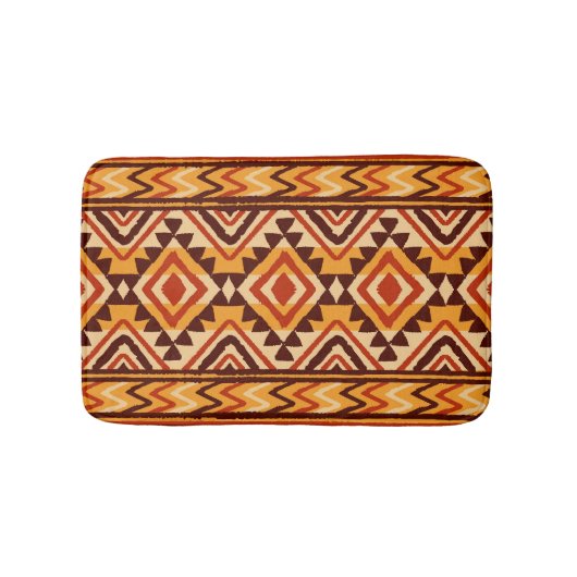 Etnisch Ornament Navajo: naadloos Badmat (Voorkant)