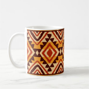 Etnisch Ornament Navajo:  naadloos Koffiemok
