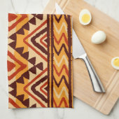 Etnisch Ornament Navajo:  naadloos Theedoek (Quarter Fold)