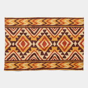 Etnisch Ornament Navajo: naadloos Theedoek