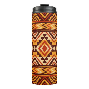 Etnisch Ornament Navajo:  naadloos Thermosbeker