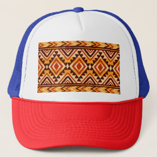 Etnisch Ornament Navajo:  naadloos Trucker Pet
