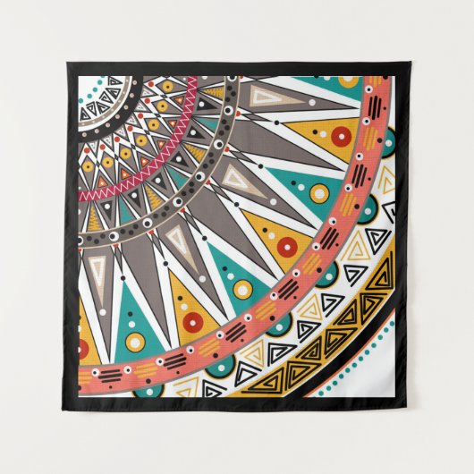 Etnisch, ornament wandkleed (Voorkant)