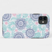 Etnisch Paisley Patroon Case-Mate iPhone Case (Achterkant (horizontaal))