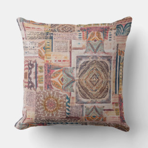 Etnisch patchwork Abstract kussen