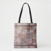 etnisch patchwork-Tas Tote Bag (Voorkant)