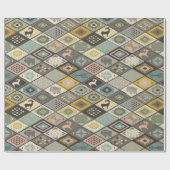  etnisch patroon cadeaupapier (Vlak)