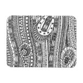 Etnisch patroon Doodle Magneet (Horizontaal)