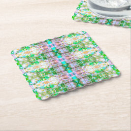 Etnisch patroon – Elegante Boho Fantasy Kartonnen Onderzetters