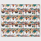 Etnisch patroon, Etnisch ontwerp, Etnisch Cadeaupapier (Vlak)