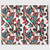 Etnisch patroon, Etnisch ontwerp, Etnisch Cadeaupapier (Vlak)