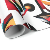 Etnisch patroon, Etnisch ontwerp, Etnisch Cadeaupapier (Rol Hoek)