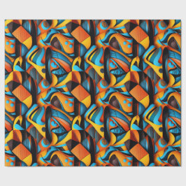 Etnisch patroon, Etnisch ontwerp, Etnisch Cadeaupapier