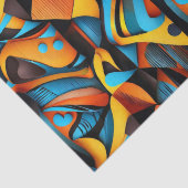 Etnisch patroon, Etnisch ontwerp, Etnisch Tissuepapier (Detail)