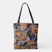 Etnisch patroon tote bag (Achterkant)