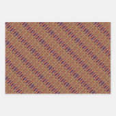 Etnisch patroon van Kente – Levendig Afrikaans tex Inpakpapier Vel (Voorkant 3)